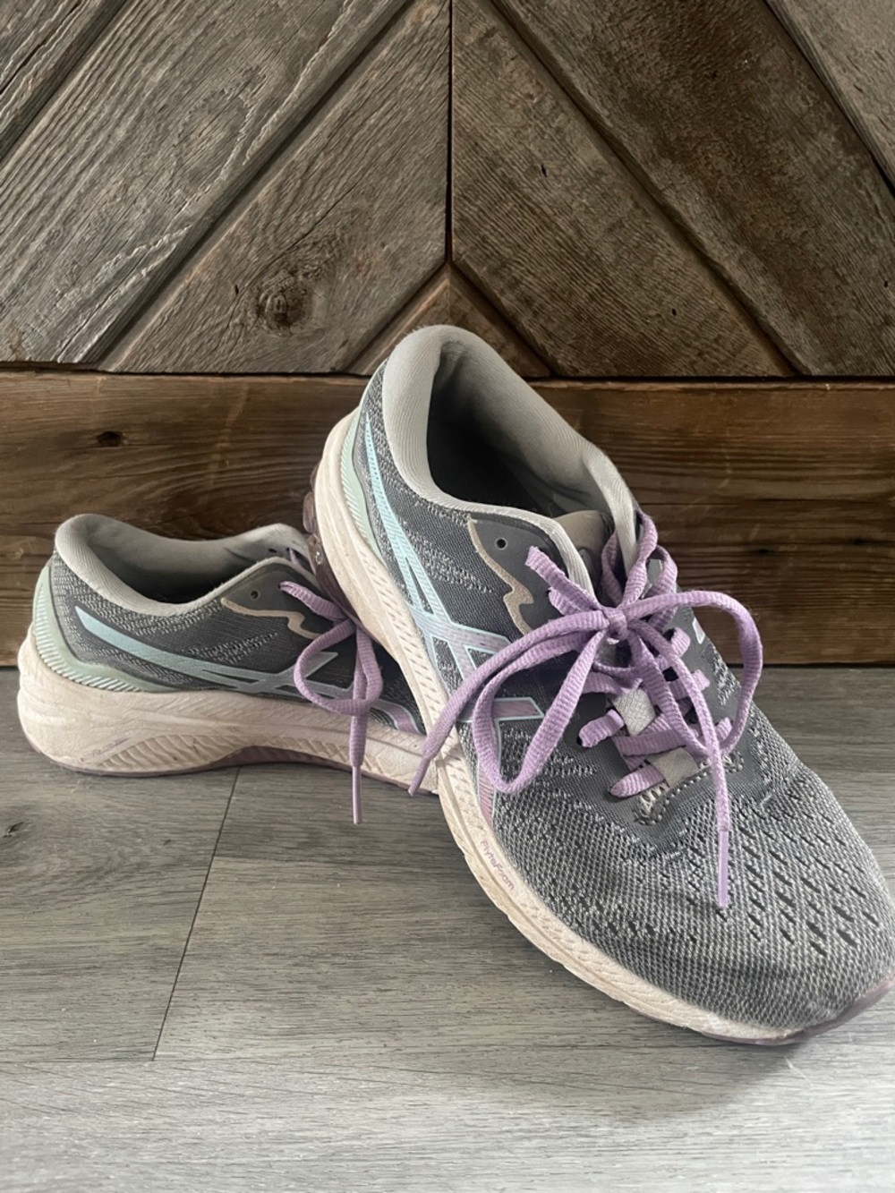 Asics Women's Gray Running Shoes